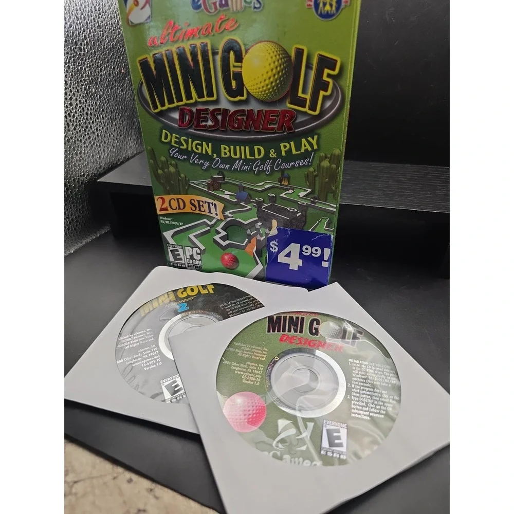 Ultimate Mini Golf Designer w/ Mini Golf Master 2 (PC, 2004)